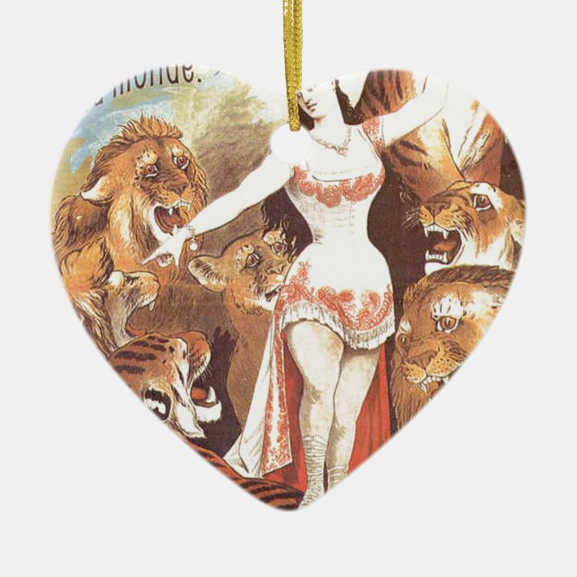 Ornamento De Cerâmica arte do circo (Frente)