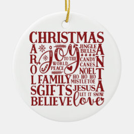 Ornamento De Cerâmica Arte do metrô de Natal | Minimalista Simples Diver