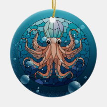 Arte em Vidro Pintado, Polvo de Vidro Pintado