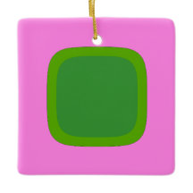 Arte Estilo Retro Groovy Rosa e Verde 1105