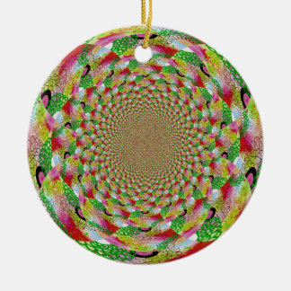 Ornamento De Cerâmica Arte Fractal Todas as Cores