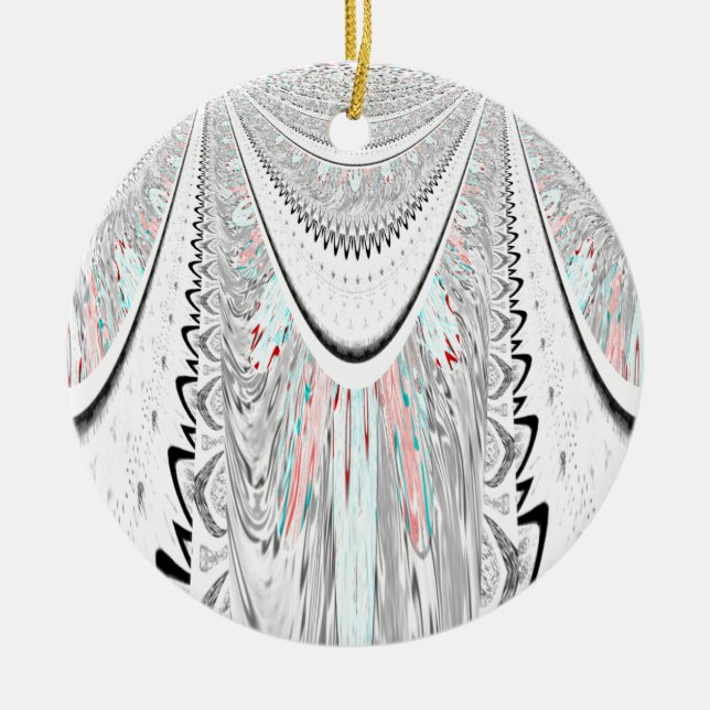 Ornamento De Cerâmica Arte impressionante. (Frente)