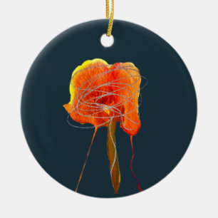 Ornamento De Cerâmica Arte moderna de flor floral abstrato