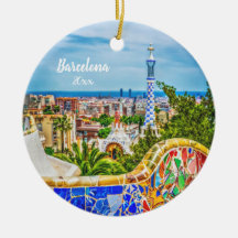 Arte moderna original da foto de Barcelona