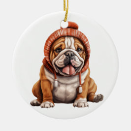 Ornamento De Cerâmica Arte personalizada para cães-do-cão