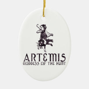 Ornamento De Cerâmica Artemis