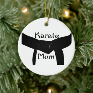 Ornamento De Cerâmica Artes Marciais Belt Belt Karate Mãe