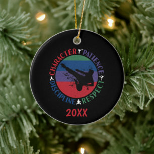 Ornamento De Cerâmica Artes marciais - Valores do núcleo do Karate