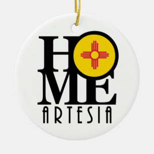 Ornamento De Cerâmica Artesia HOME Novo México