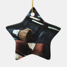 Ornamento De Cerâmica Artista na moda Black Makeup