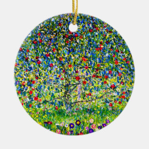 Ornamento De Cerâmica Árvore da Apple Gustav Klimt