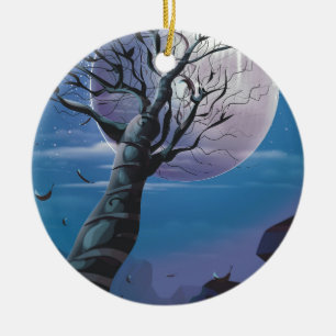 Ornamento De Cerâmica Árvore da Lua