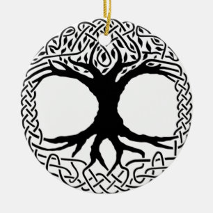 Ornamento De Cerâmica Árvore da vida Yggdrasil Norse wicca mythology