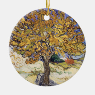 Ornamento De Cerâmica Árvore de Mulberry de Vincent van Gogh , 1889