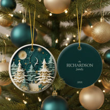 Árvore de Natal Personalizada de Inverno
