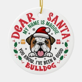 Ornamento De Cerâmica Árvore de Natal Personalizada para Cachorros-Grane