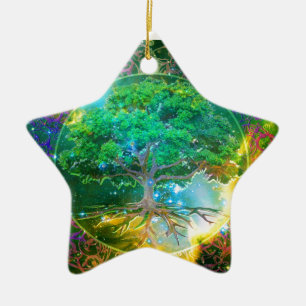 Ornamento De Cerâmica Árvore do bem-estar da vida