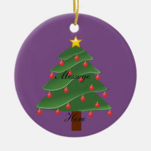 Ornamento De Cerâmica Árvore Natal Trocado