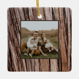 Ornamento De Cerâmica Árvore natural do latido de cedro russa ao ar livr