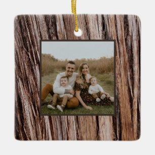 Ornamento De Cerâmica Árvore natural do latido de cedro russa ao ar livr