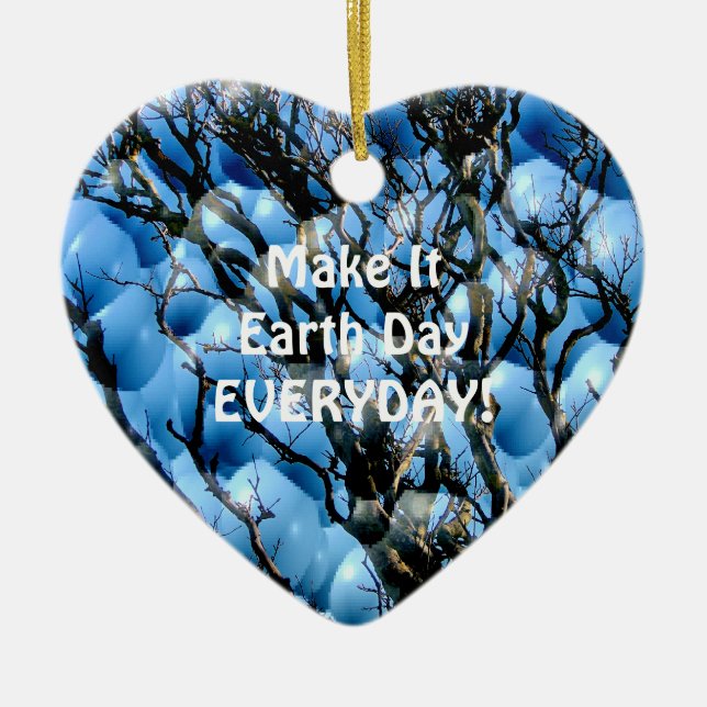 ORNAMENTO DE CERÂMICA ÁRVORES (Frente)