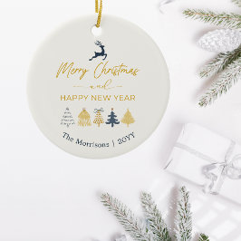 Ornamento De Cerâmica Árvores de Natal, Reindeer, Estrelas,