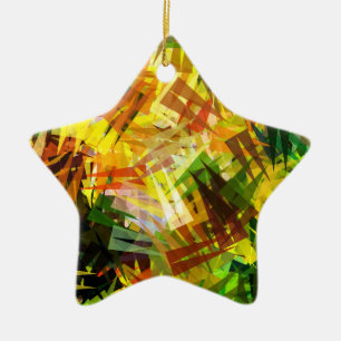 ORNAMENTO DE CERÂMICA ÁRVORES DE VERÃO