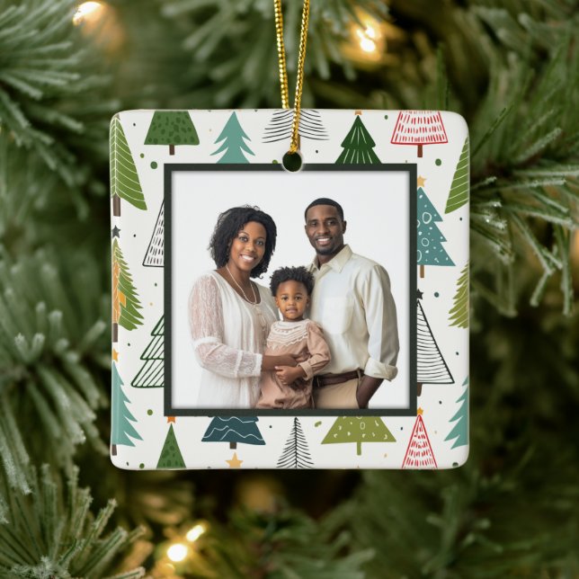 Ornamento De Cerâmica Árvores Retroativas (Árvore)