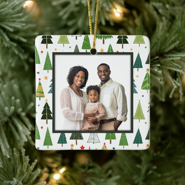 Ornamento De Cerâmica Árvores Retroativas (Árvore)