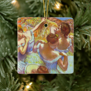 Ornamento De Cerâmica As Dançarinas Azuis de Edgar Degas