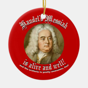 Ornamento De Cerâmica As messias de Handel