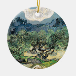 Ornamento De Cerâmica As Oliveiras, Vincent van Gogh