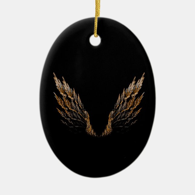 Ornamento De Cerâmica Asas Abertas (Frente)