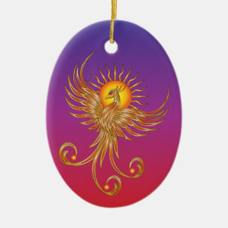 Ornamento De Cerâmica Ascensão Phoenix