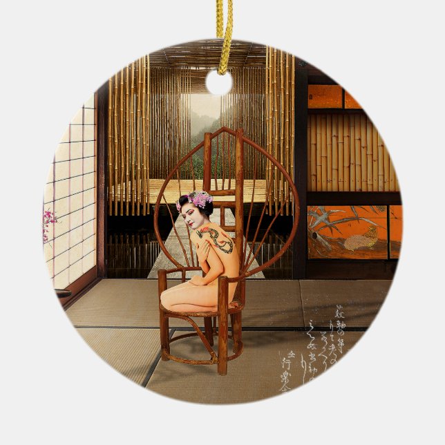 Ornamento De Cerâmica Ascensão Sun (Frente)