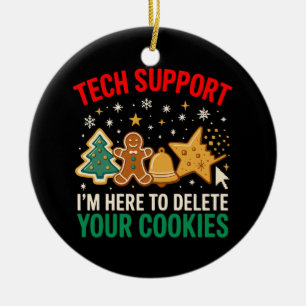 Ornamento De Cerâmica Assistência técnica Cookies de Natal Mulheres Home