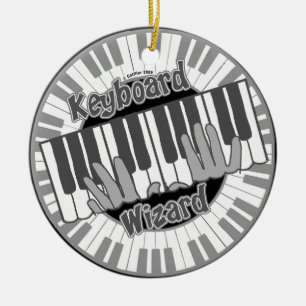 Ornamento De Cerâmica Assistente de teclado