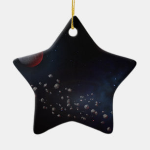 Ornamento De Cerâmica Asteróides & planetas do espaço