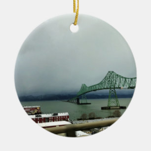 Ornamento De Cerâmica Astoria-Megler Bridge, Astoria, Oregon