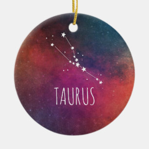 Ornamento De Cerâmica Astrologia do Taurus