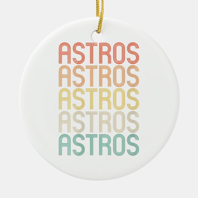 Ornamento De Cerâmica Astros Feminino  (Frente)