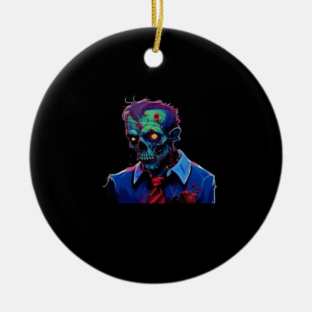 Ornamento De Cerâmica Até a morte nos fazer parte - Design de compromiss (Frente)