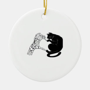 Ornamento De Cerâmica Até que os gatos da morte nos façam parte do cláss