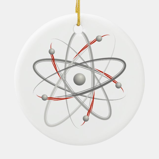 Ornamento De Cerâmica Atom (002) (Traseira)