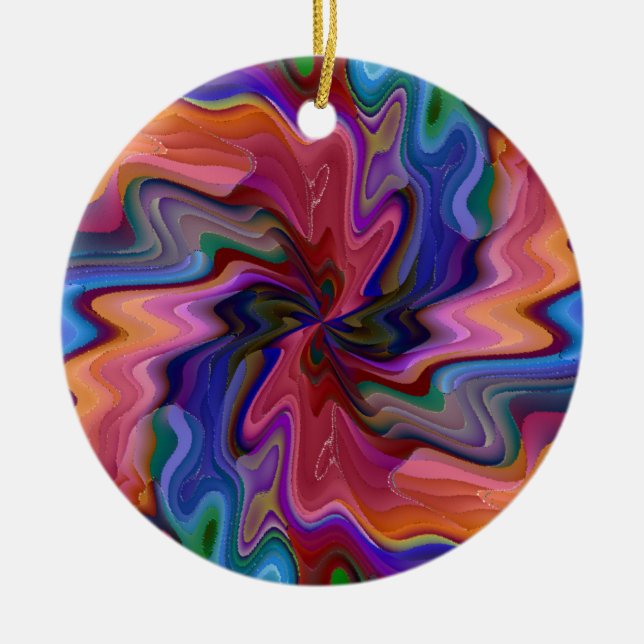 Ornamento De Cerâmica Atom Smashing (Frente)