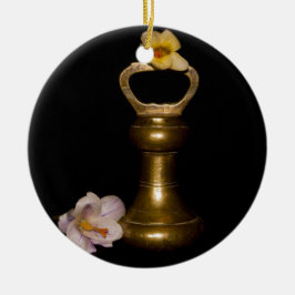 Ornamento De Cerâmica Atração Floral