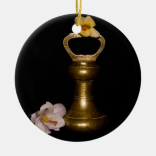 Ornamento De Cerâmica Atração Floral