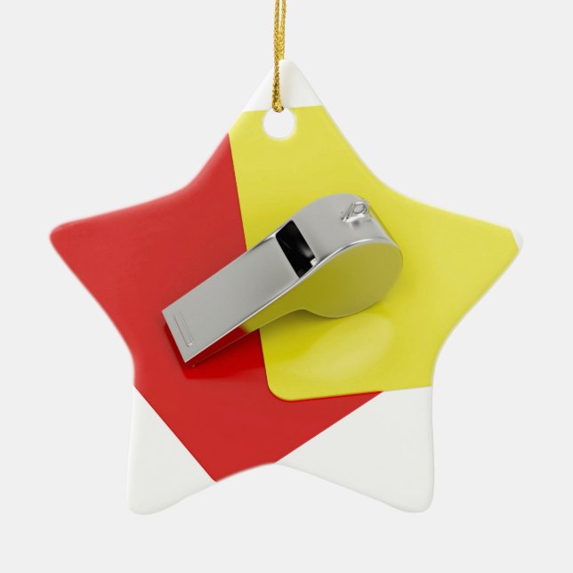 Ornamento De Cerâmica Atributos do árbitro (Frente)