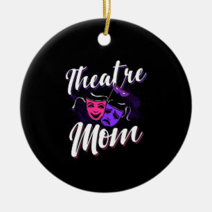 Ornamento De Cerâmica Atriz de mulheres Mãe Drama Atuando Palco Atriz