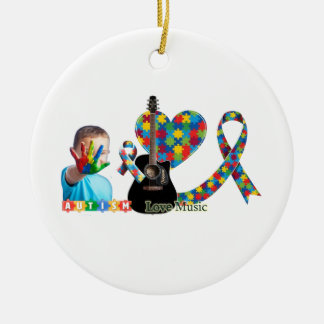 Ornamento De Cerâmica Autism